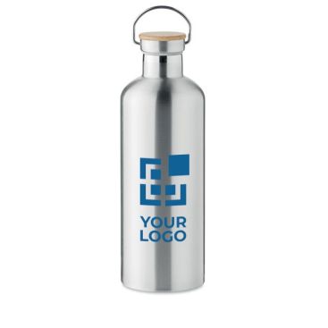 Borraccia in acciaio con logo di grande capacità da 1,5L Borraccia in acciaio con logo di grande capacità da 1,5L