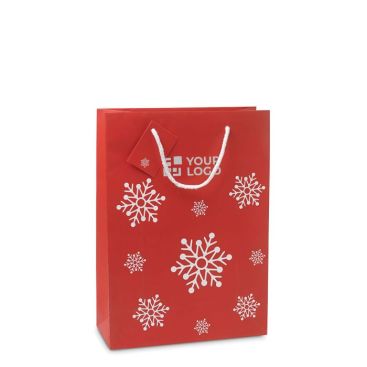 Buste natalizie con fiocchi di neve 