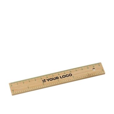Righello 15 cm 6 pollici legno promozionale