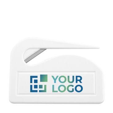 Tagliacarte in plastica personalizzabile