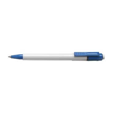 Penne bianche con clip colorata color azzurro prima vista