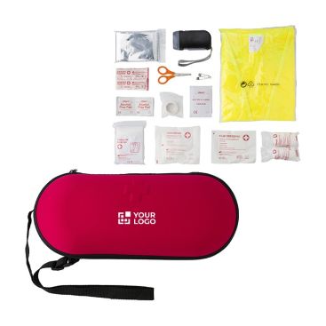 Kit di soccorso con coperta in alluminio
