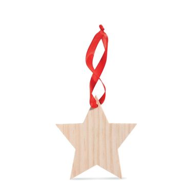 Addobbo a forma di stella con logo