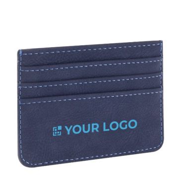 Portacarte personalizzato con tasca RFID vista area di stampa