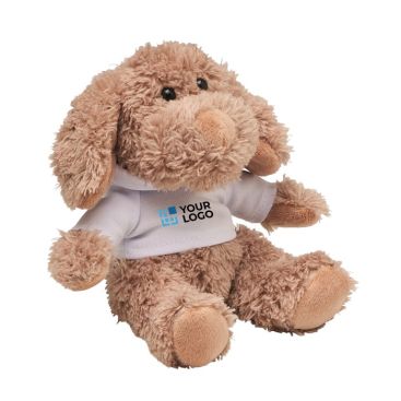 Cagnolino di peluche personalizzabile vista area di stampa