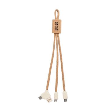 Cavetto multi connessione in sughero e metallo