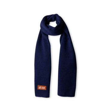 Sciarpa promozionale unisex con patch su un lato