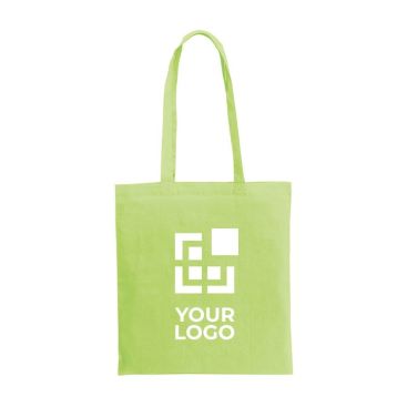 Borsa di cotone riciclato e RPET da 180 g/m² vista area di stampa