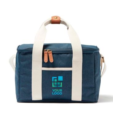 Borsa termica con imbottitura in PEVA e tracolla vista area di stampa