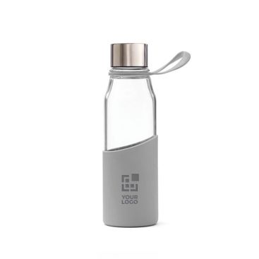 Bottiglia in vetro borosilicato con custodia
