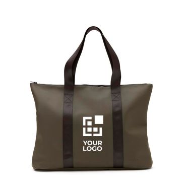 Borsa leggera in PU con chiusura a cerniera