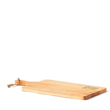 Tagliere in legno pregiato teak vista area di stampa