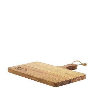 Tagliere in legno teak con manico