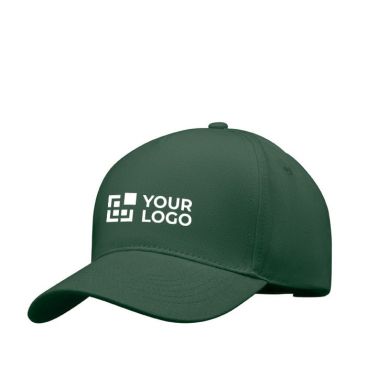 Cappello in twill pesante spazzolato di cotone con logo