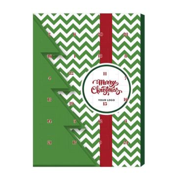 Calendario dell'Avvento con cioccolatini al latte