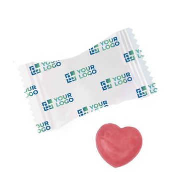 Caramelle dure a cuore alla ciliegia con fibre