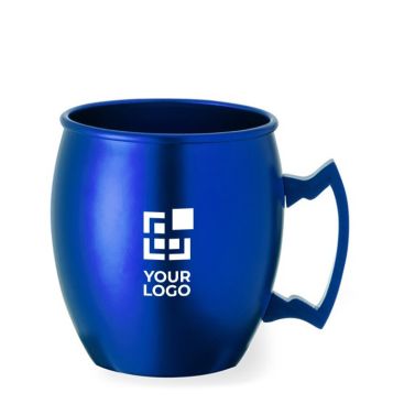Tazza in alluminio con manico geometrico 540 ml