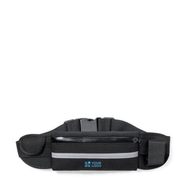Marsupio sportivo in neoprene con striscia riflettente