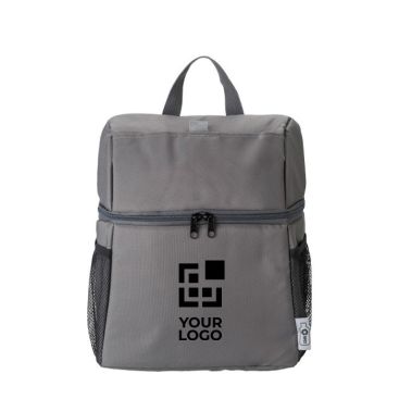 Zaino termico in poliestere riciclato 300D con doppia zip