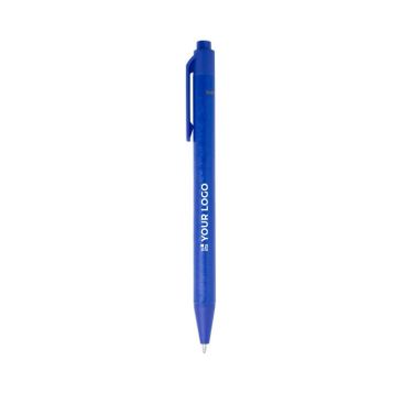 Penna a sfera monocromatica con finitura opaca realizzata in carta riciclata. Scegliendo una penna in carta riciclata, sostenete un approvvigionamento più ecosostenibile e pratiche forestali responsabili. Inchiostro nero.