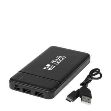 Powerbank in plastica riciclato da 10.000mAh a ricarica rapida