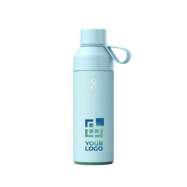 Borraccia da 500 ml in acciaio inox e plastica riciclata