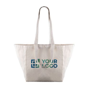 Borsa dai doppi manici in canvas naturale da 220 g/m²