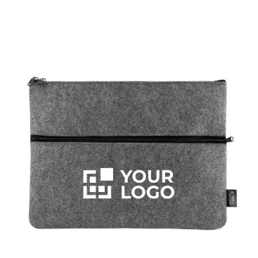 Borsa portadocumenti in feltro di poliestere RPET da 330g/m²