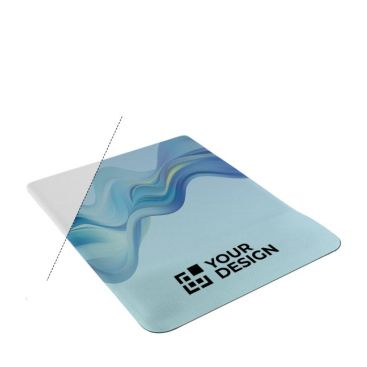Tappetino per mouse rettangolare con pad ergonomico
