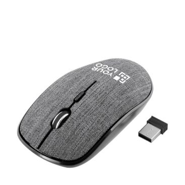 Mouse wireless realizzato in ABS rivestito in poliestere RPET