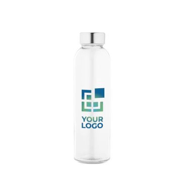 Borraccia promozionale in vetro con tappo acciaio inox 500mL