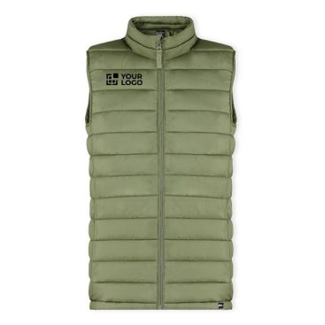 Gilet in poliestere RPET antivento e impermeabile MKT Rostol