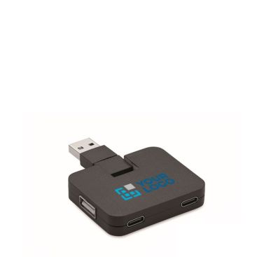 Hub USB con 4 porte USB e uscite tipo A e tipo C per clienti Hub USB con 4 porte USB e uscite tipo A e tipo C per clienti