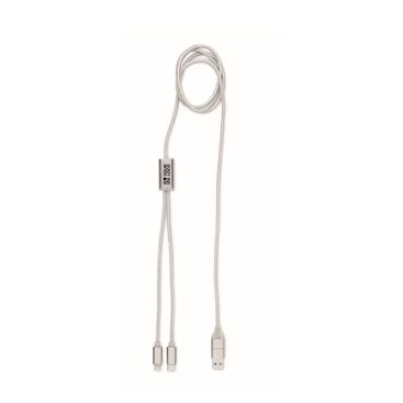 Cavo di ricarica lungo 120 cm con 3 connessioni diverse