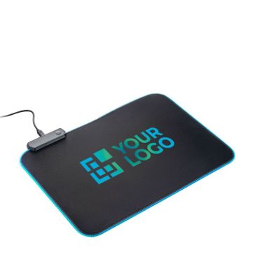 Tappetino per mouse da gamer antiscivolo con modalità di illuminazione