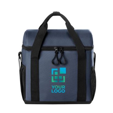 Borsa termica imbottita in 600D RPET con doppia zip e capacità di 11l