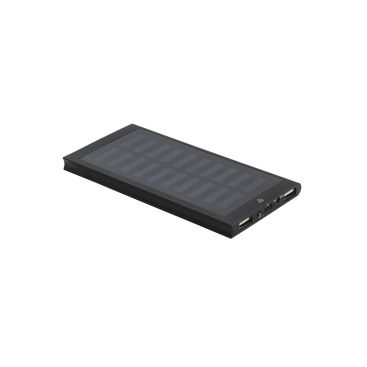 Powerbank in alluminio riciclato con pannello solare e torcia 8.000mAh Powerbank in alluminio riciclato con pannello solare e torcia 8.000mAh