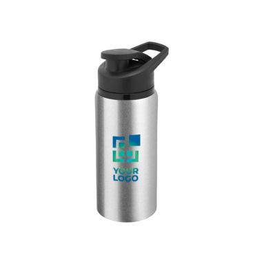 Bottiglia sportiva in alluminio riciclato con chiusura flip top 660ml