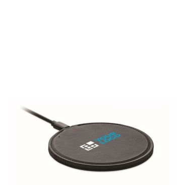 Caricabatterie wireless a ricarica rapida in plastica riciclata da 15W