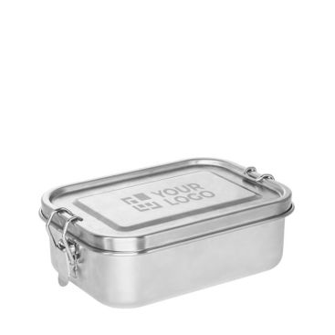 Porta pranzo in acciaio inox riciclato con fibbie laterali 750ml