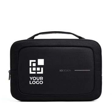 Borsa in RPET per pc portatile da 16'' con finitura idrorepellente