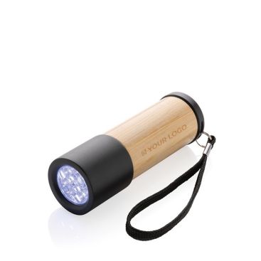 Torcia in bambù e plastica riciclata da 30lm con portata di 20 m