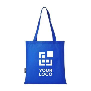 Tote bag poliestere riciclato certificato da 80 g/m² con manici lunghi