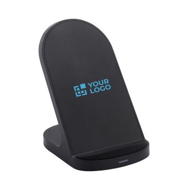 Base di ricarica wireless in plastica riciclata a doppia bobina da 15W