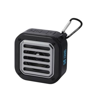 Speaker Bluetooth a ricarica solare in plastica riciclata con torcia 3W