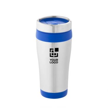 Bicchiere termico in acciaio inox riciclato con tappo a vite 410ml