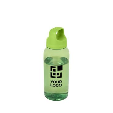 Borraccia in plastica riciclata per l'ufficio con manico da 500 ml