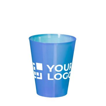 Bicchiere riutilizzabile in plastica colorata traslucida da 500ml