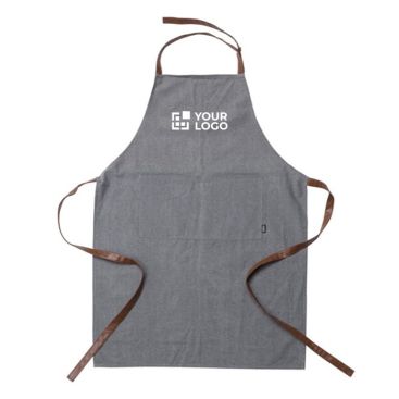 Grembiule da cucina in RPET con lacci in similpelle.