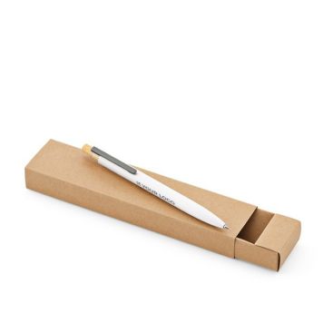 Penna in alluminio riciclato rPET e bambù con inchiostro blu Dokumental®